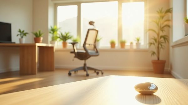 Bureau en plein soleil : régler l'éblouissement sans occulter la pièce