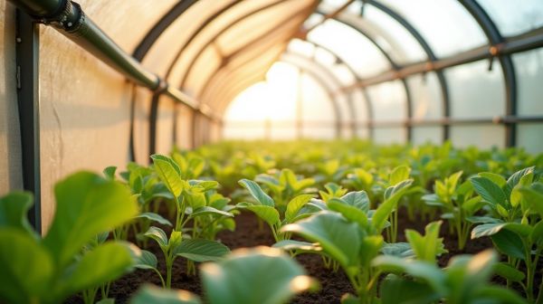 Répondez aux besoins des plantes avec une robustesse de bâche pour serre