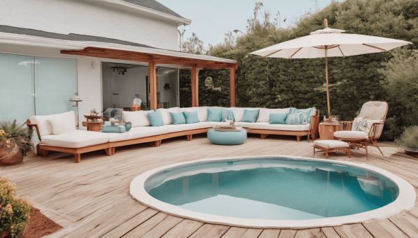 Terrasse piscine hors sol : comment aménager un espace convivial et stylé