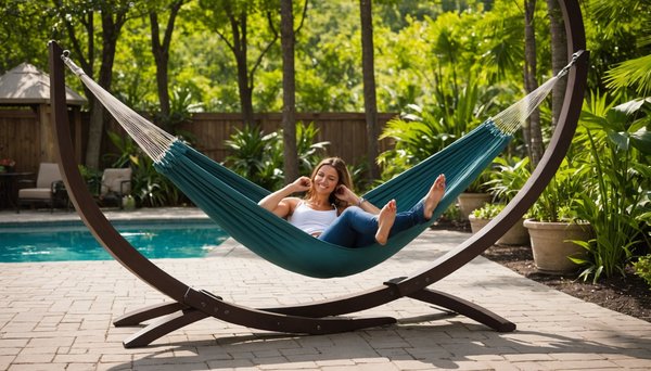 Offrez-vous un moment de détente avec nos hamacs sur pied